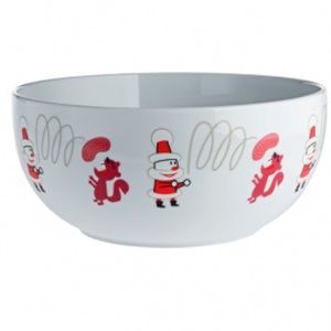 NWT,Alessi Bowl for Mixed Nuts White - Get Nuts!